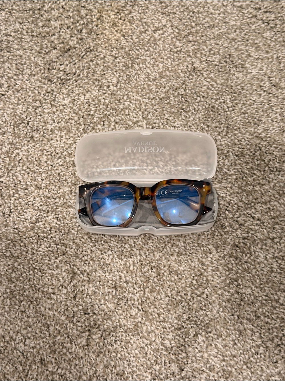 Madison Ave Blue Light Tortoiseshell Glasses